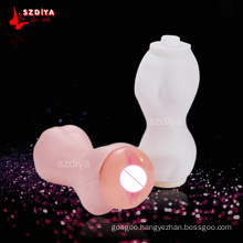 Masturbator Girl Vagina Body Realistic Silicone Real Sex Doll for Male (DYAST402)